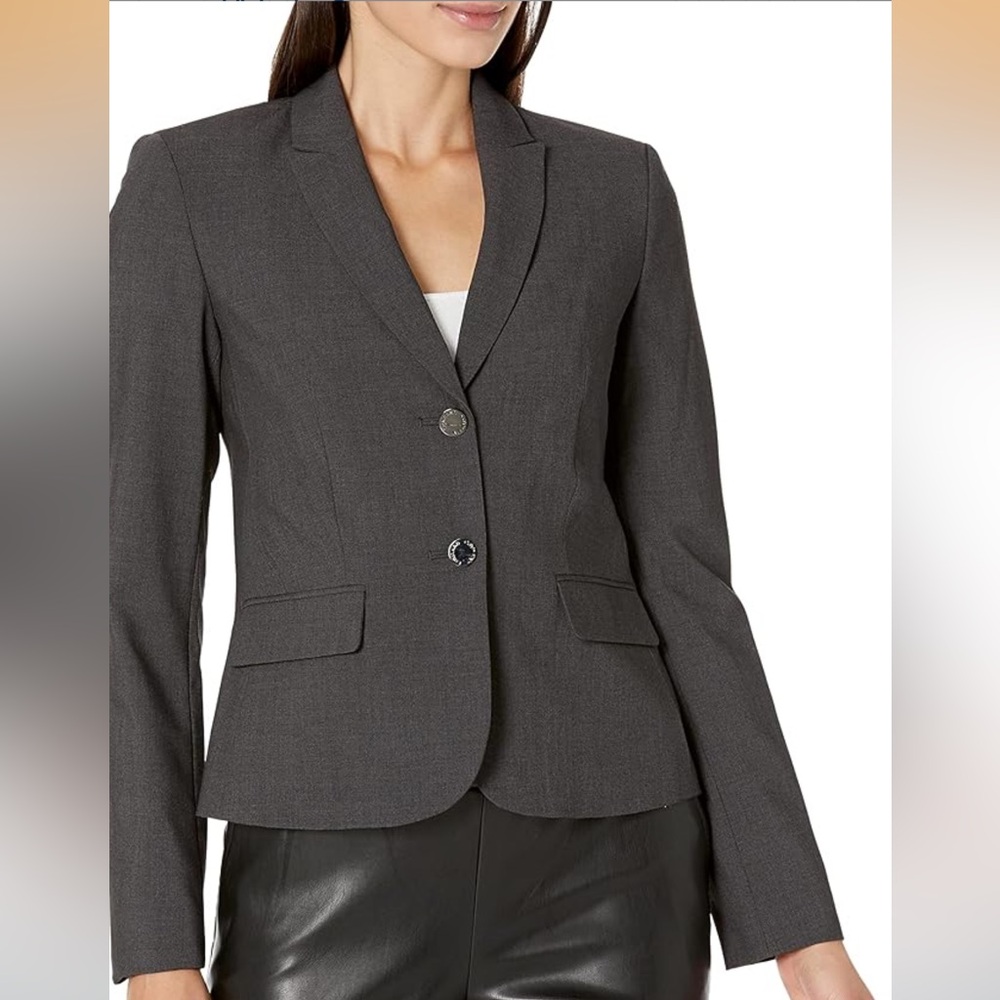 Calvin Klein Women's Gray Blazer